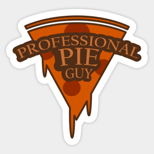 Professional Pie Guy Pizza Sticker